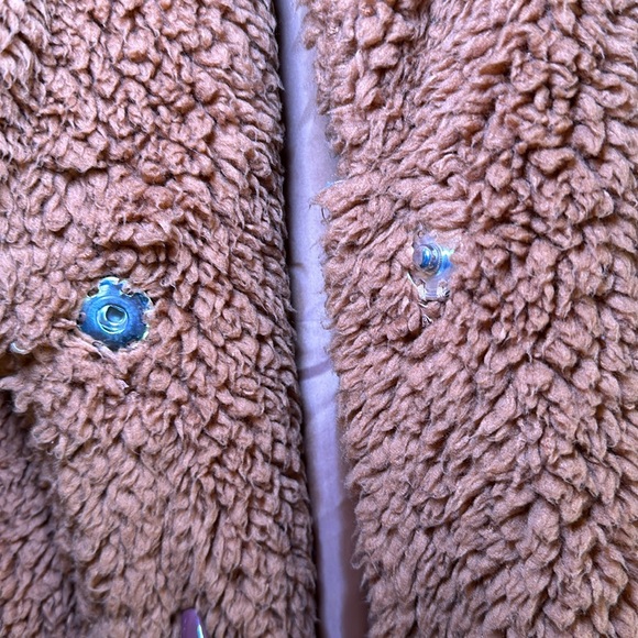 Women’s Faux Fur Coat Sz Small - Picture 4 of 7